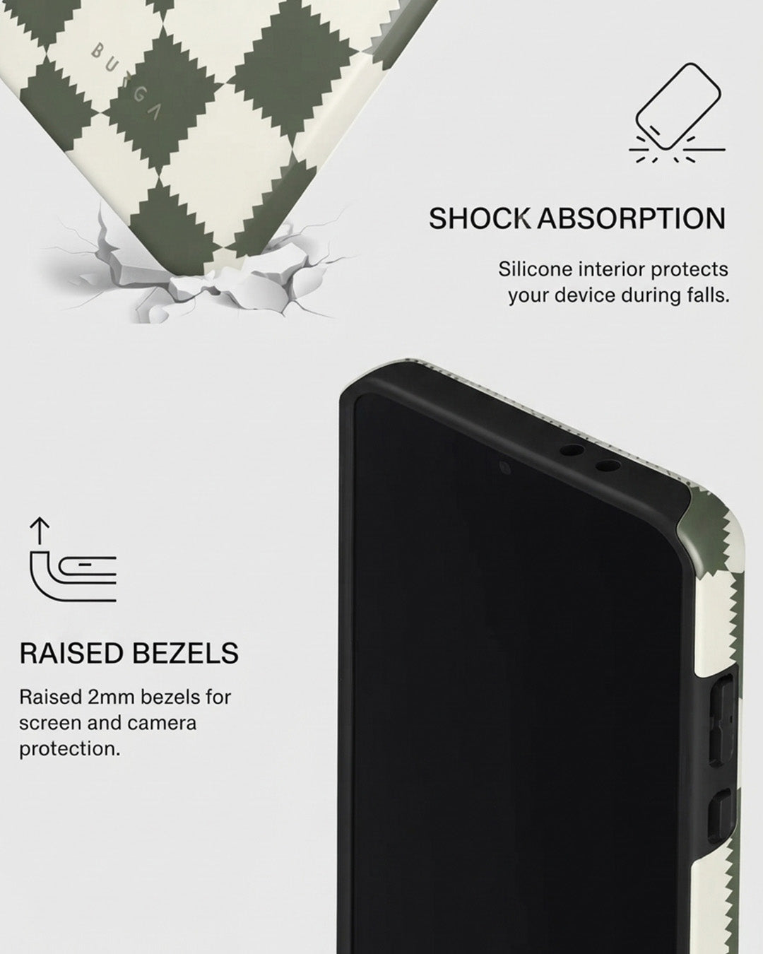 Galaxy A56 5G Olive Check Case