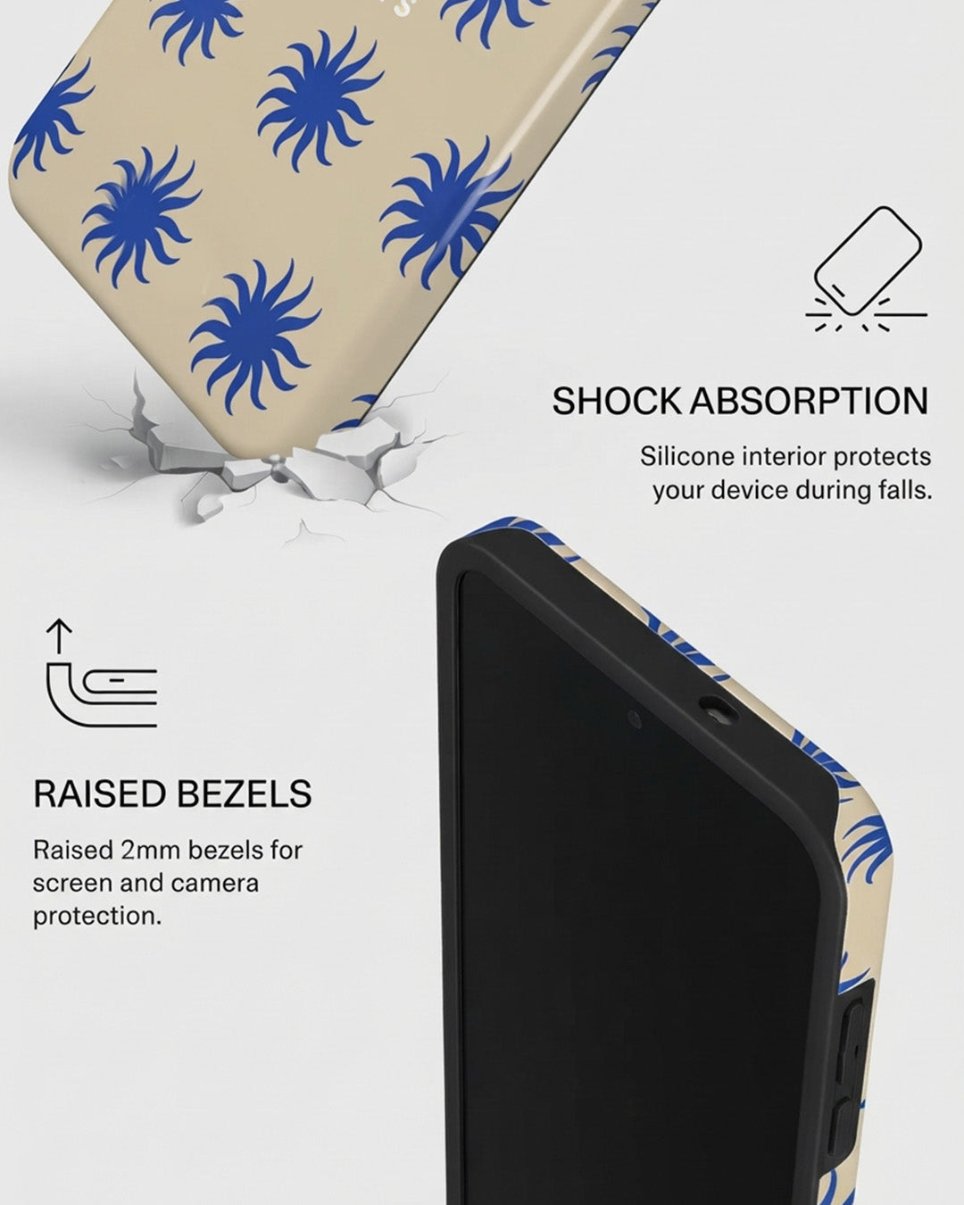 Blue Swirl Case for Samsung Galaxy S25 FE