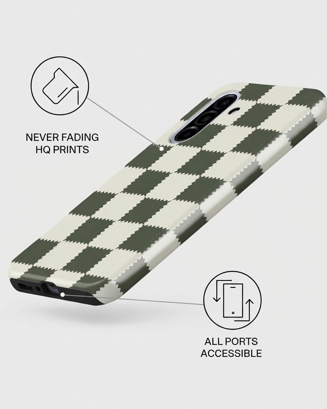 Galaxy A56 5G Olive Check Case