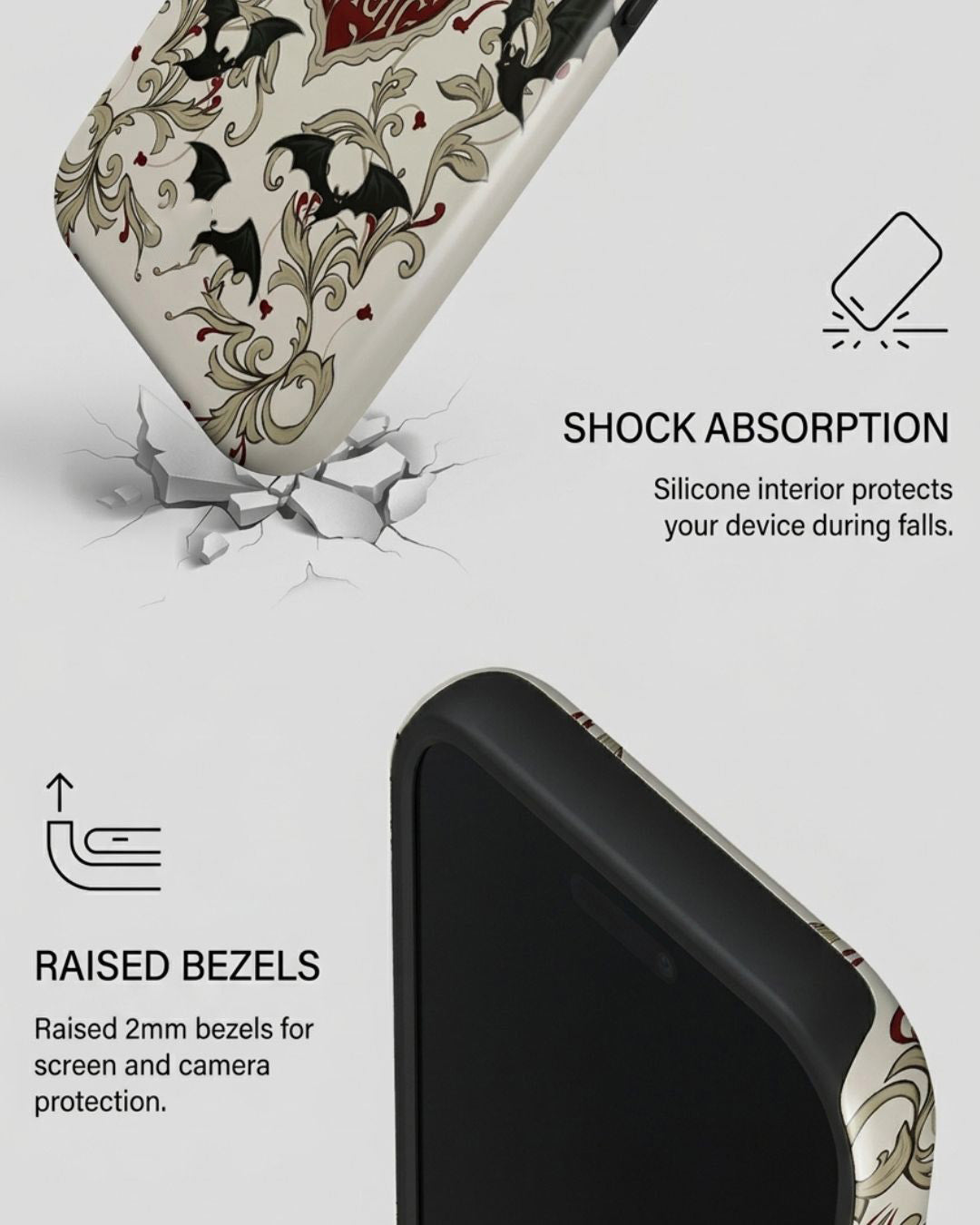 Vintage Heart Botanical iPhone 17 Pro Max Case