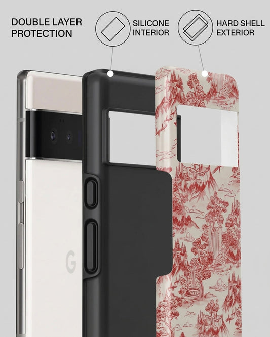 Red Toile Pixel 6 Pro Case