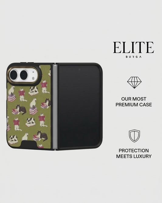 Olive Dog Print iPhone Duo Case