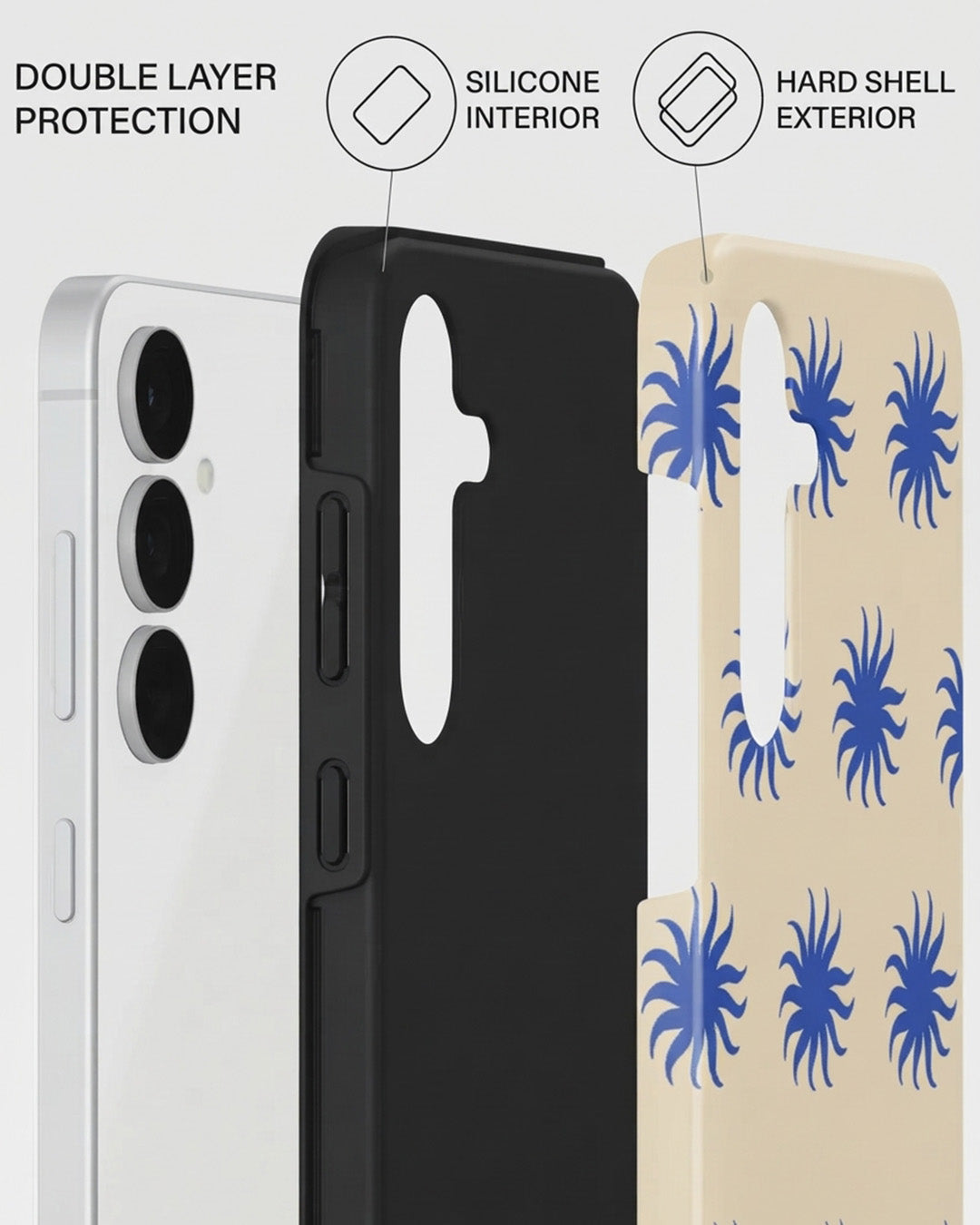 Blue Swirl Case for Samsung Galaxy S25 FE