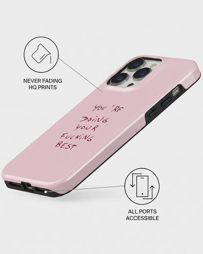 Motivational Text iPhone 13 Pro Case