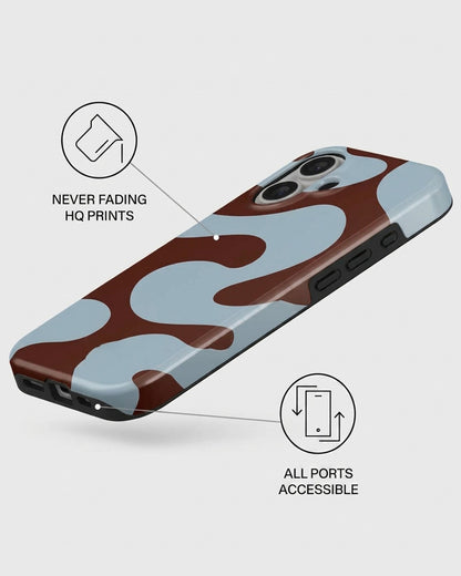 Retro Swirl iPhone 17 Case