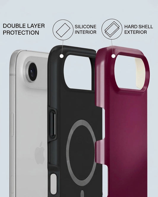 Wine Burgundy Glossy iPhone Air Case