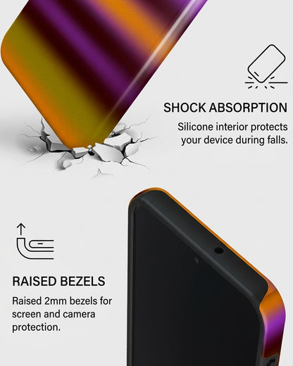Sunset Striped Ombre Samsung Galaxy A16 Case