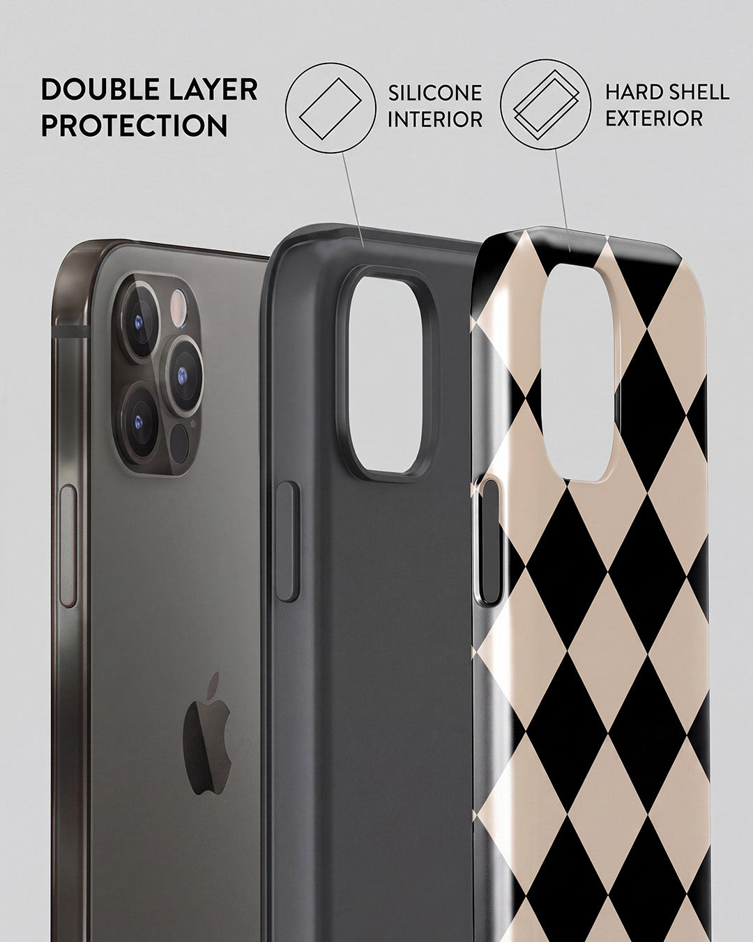 Smoke Grey Marble iPhone 12 Pro Max Case
