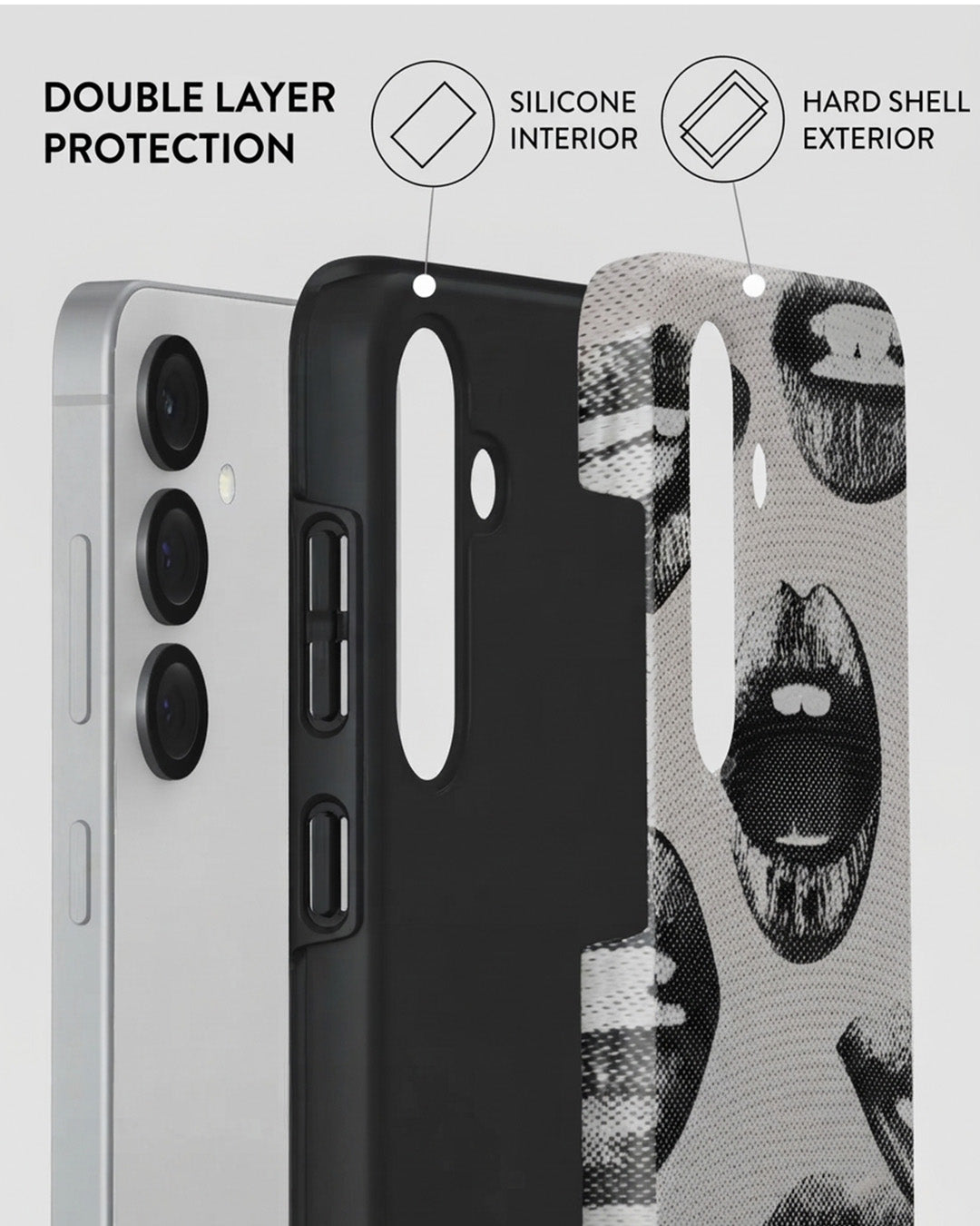 Galaxy S25 Pop Art Lips Case