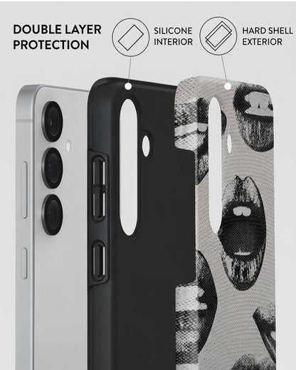 Galaxy S25 Pop Art Lips Case