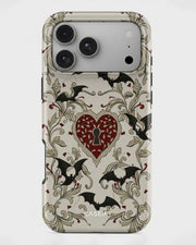 Vintage Heart Botanical iPhone 17 Pro Max Case