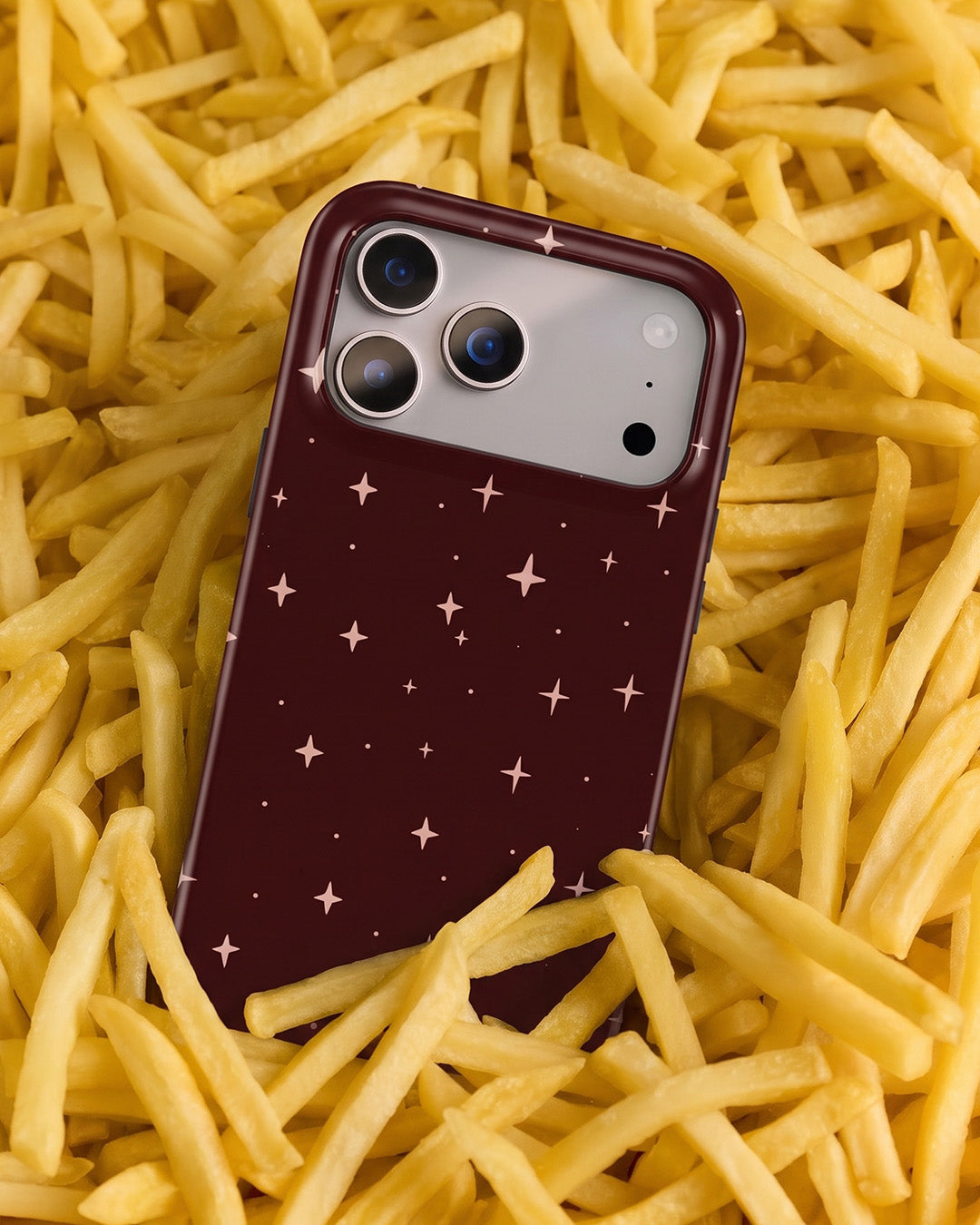 Burgundy Starry Night iPhone 18 Pro Max Case