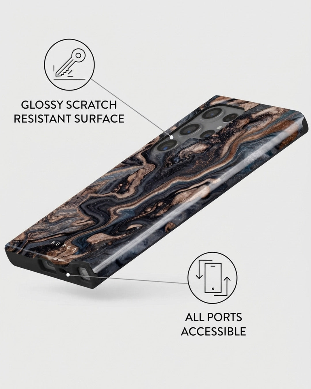 Galaxy S24 Ultra Marble Case