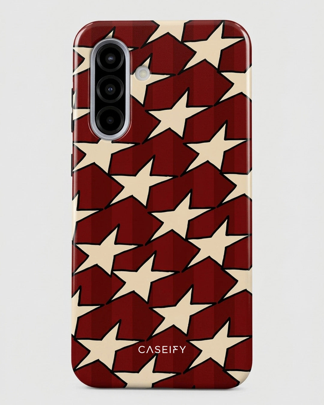 Galaxy A36 5G Maroon Star Case