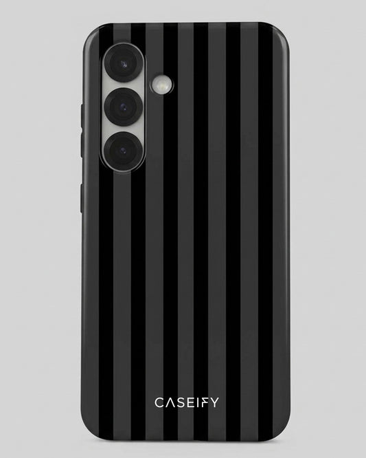 Black Striped Case for Samsung Galaxy S25 Plus