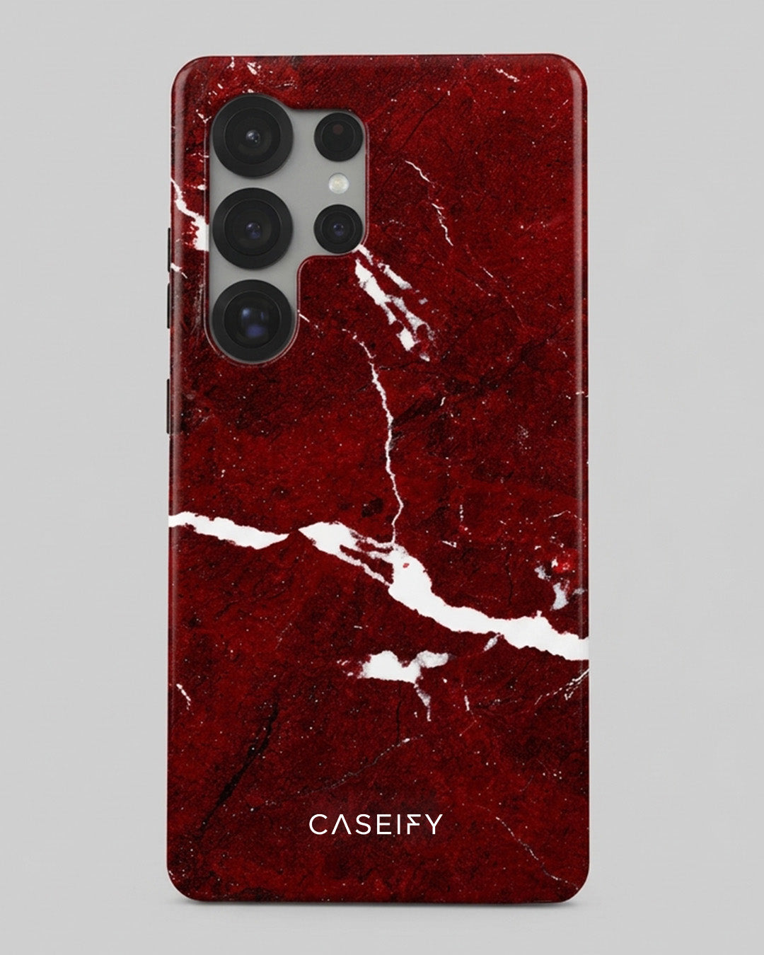Red Marble Case for Samsung Galaxy S25 Ultra