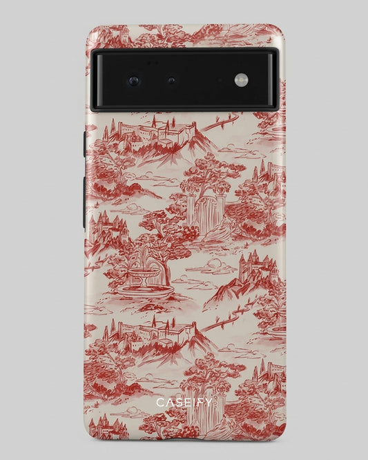 Red Toile Pixel 6 Pro Case