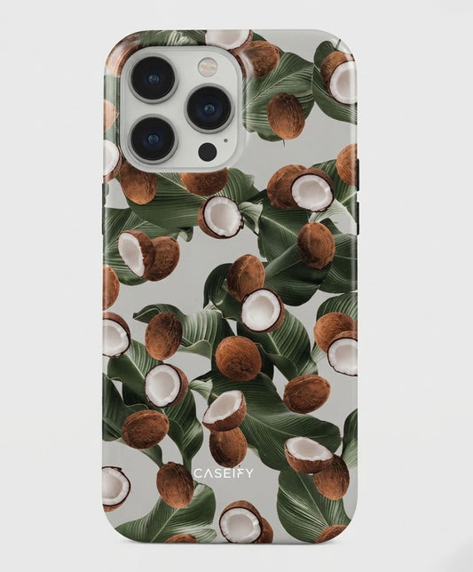 Coconut Print iPhone 14 Pro Case