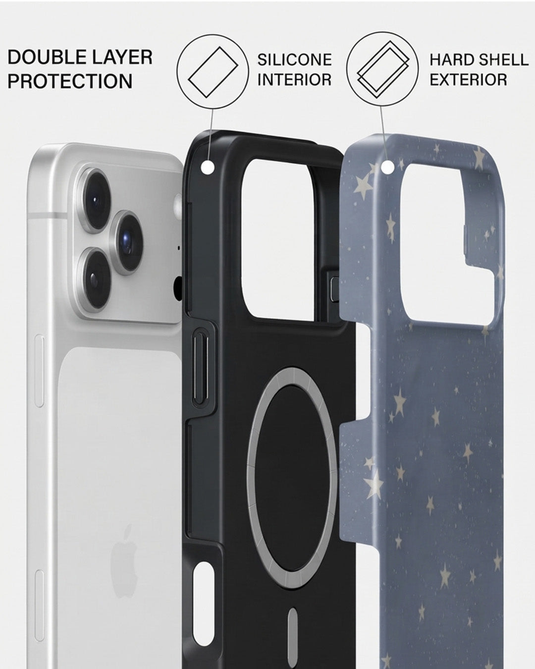 Slate Blue Starry Night iPhone 18 Pro Max Case
