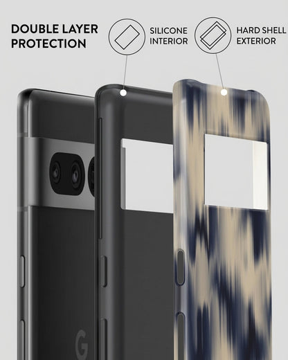 Navy Ikat Pixel 7 Pro