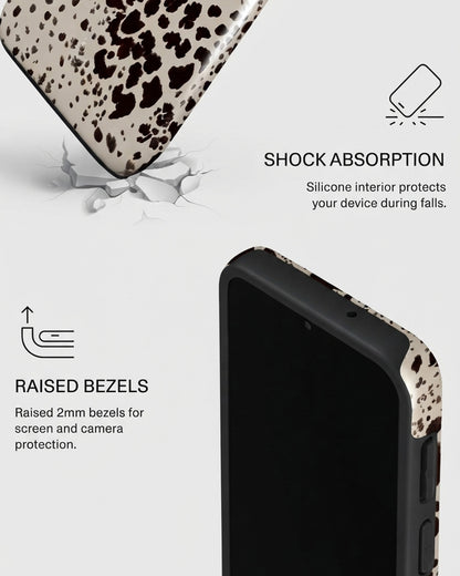 Dalmatian Leopard Print Samsung Galaxy A25 Case