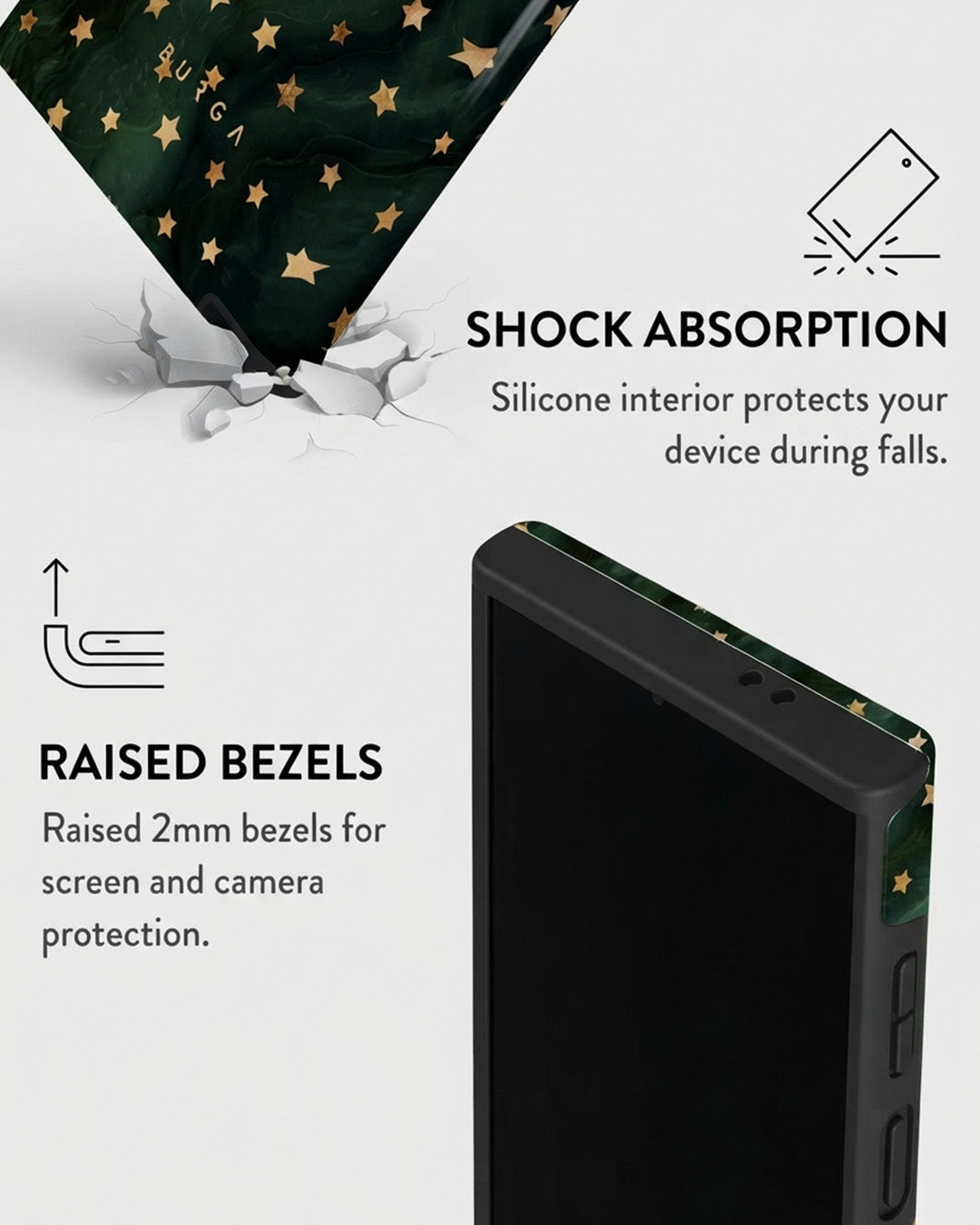 Samsung Galaxy S24 Star Print Shockproof Protective Case