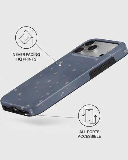 Slate Blue Starry Night iPhone 18 Pro Max Case