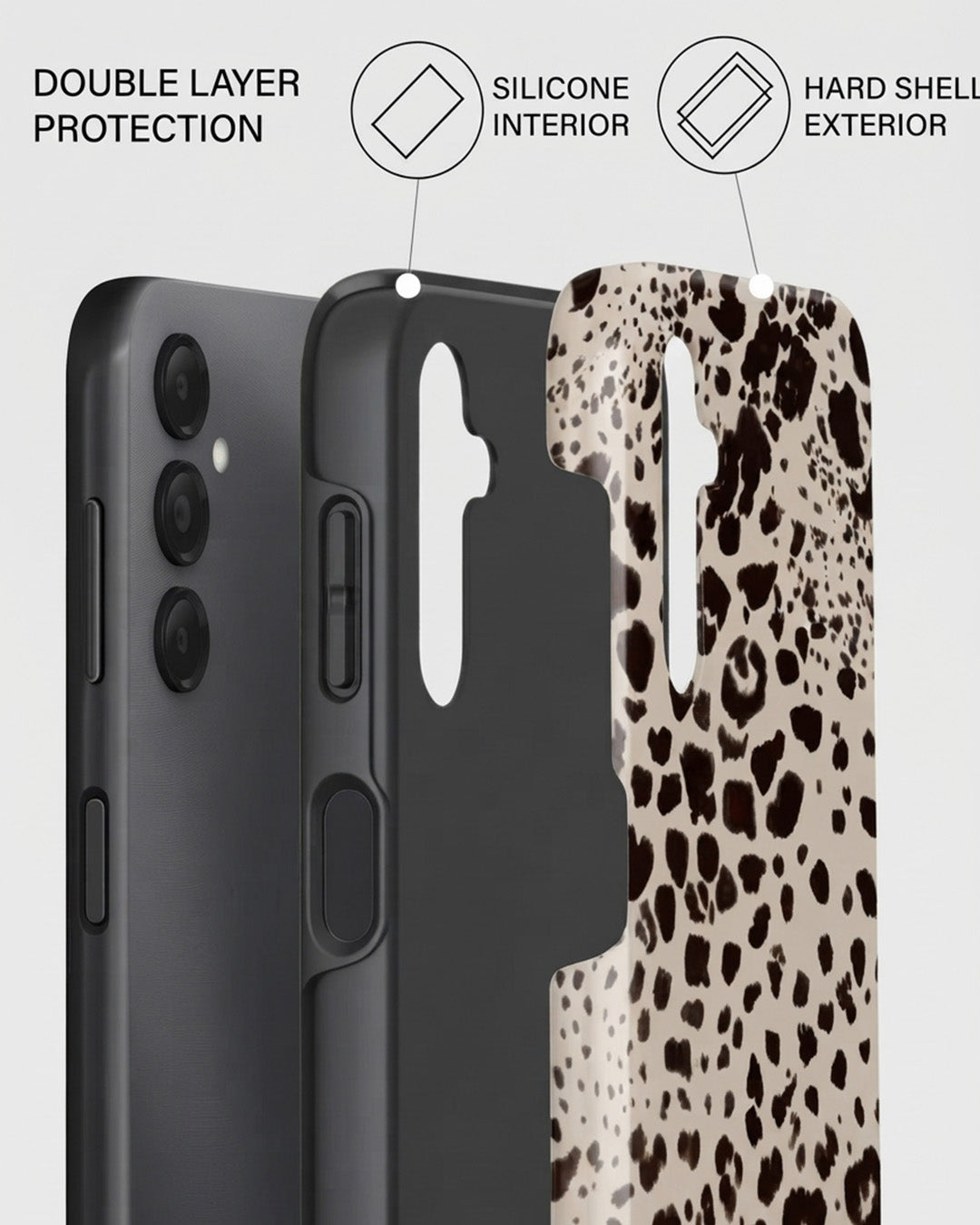 Dalmatian Leopard Print Samsung Galaxy A25 Case
