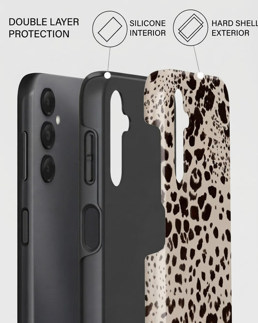 Dalmatian Leopard Print Samsung Galaxy A25 Case