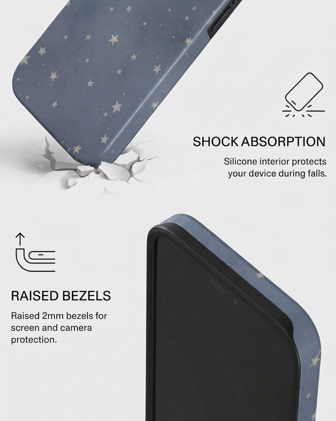 Slate Blue Starry Night iPhone 18 Pro Max Case