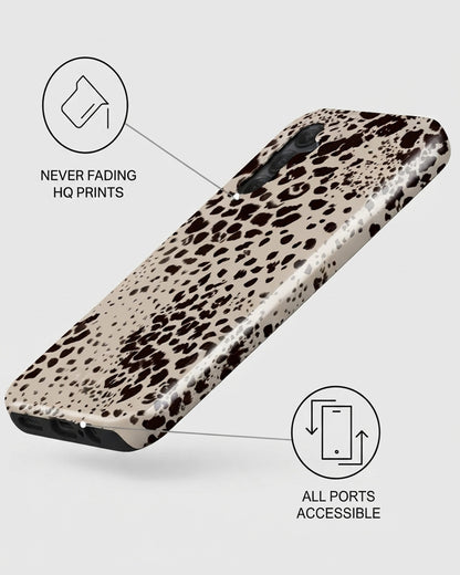 Dalmatian Leopard Print Samsung Galaxy A25 Case