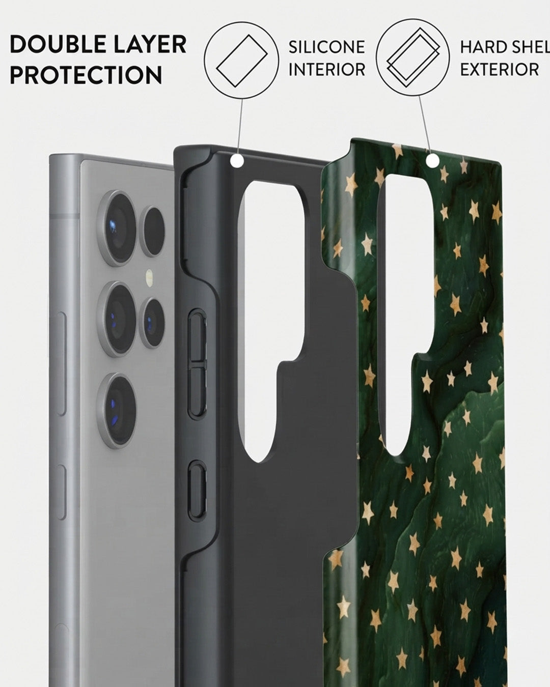 Samsung Galaxy S24 Star Print Shockproof Protective Case