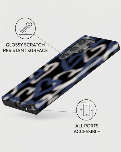 Galaxy S24 Ultra Brush Heart Case