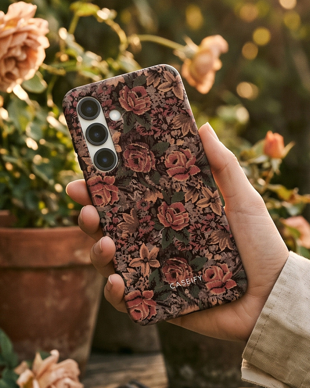 Galaxy S25 Vintage Rose Case