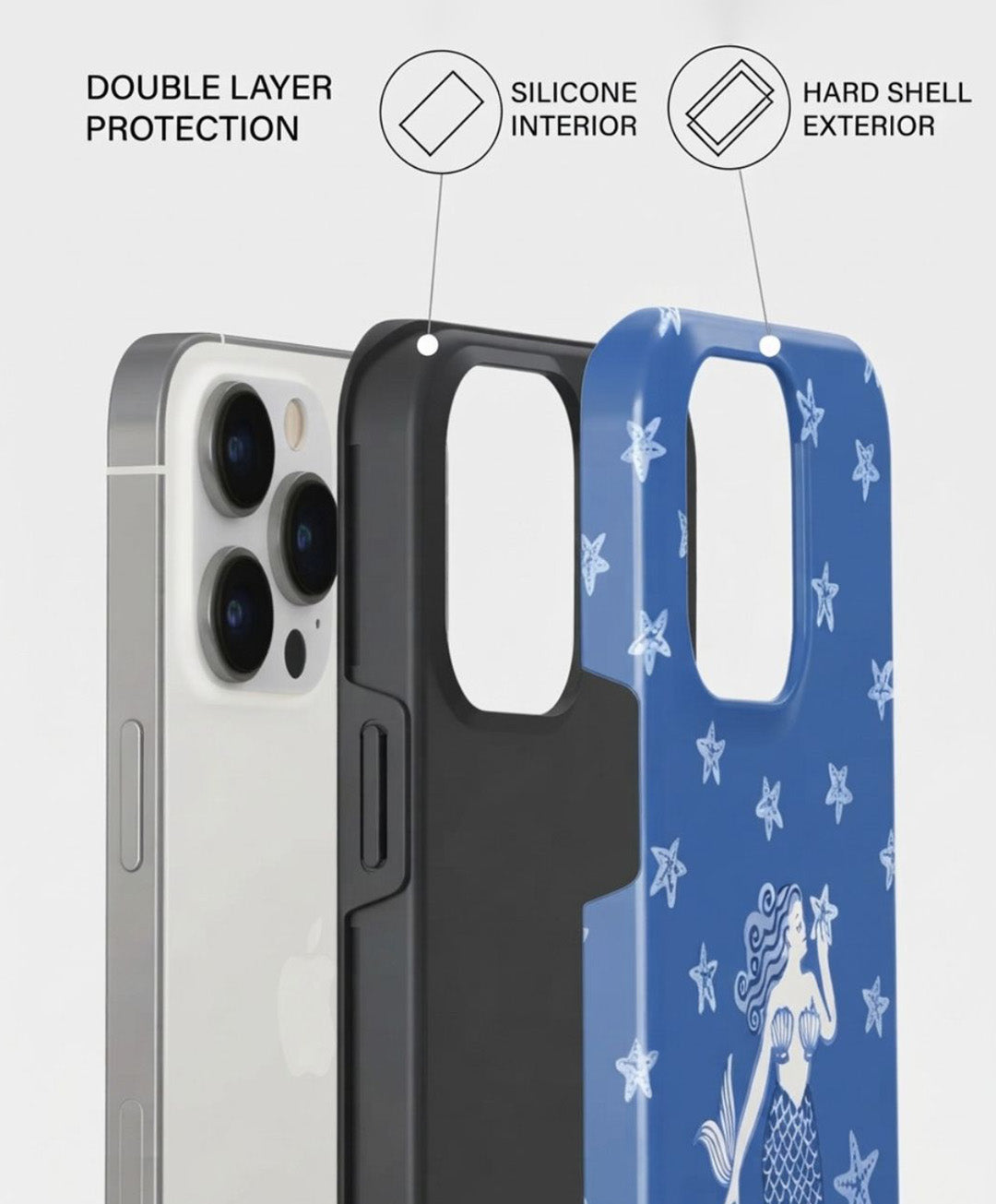 Mermaid Star iPhone 14 Pro Case