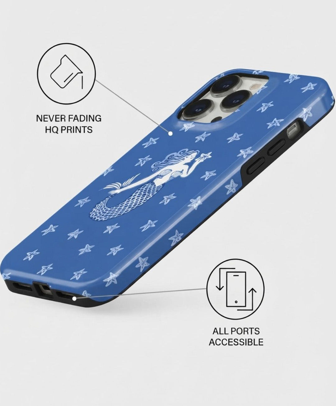 Mermaid Star iPhone 14 Pro Case
