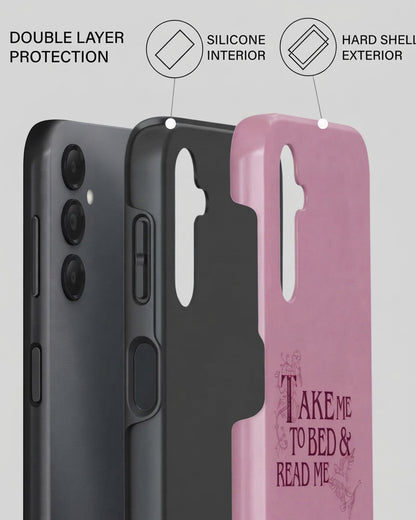 Dusty Rose Quote Samsung Galaxy A25 Case