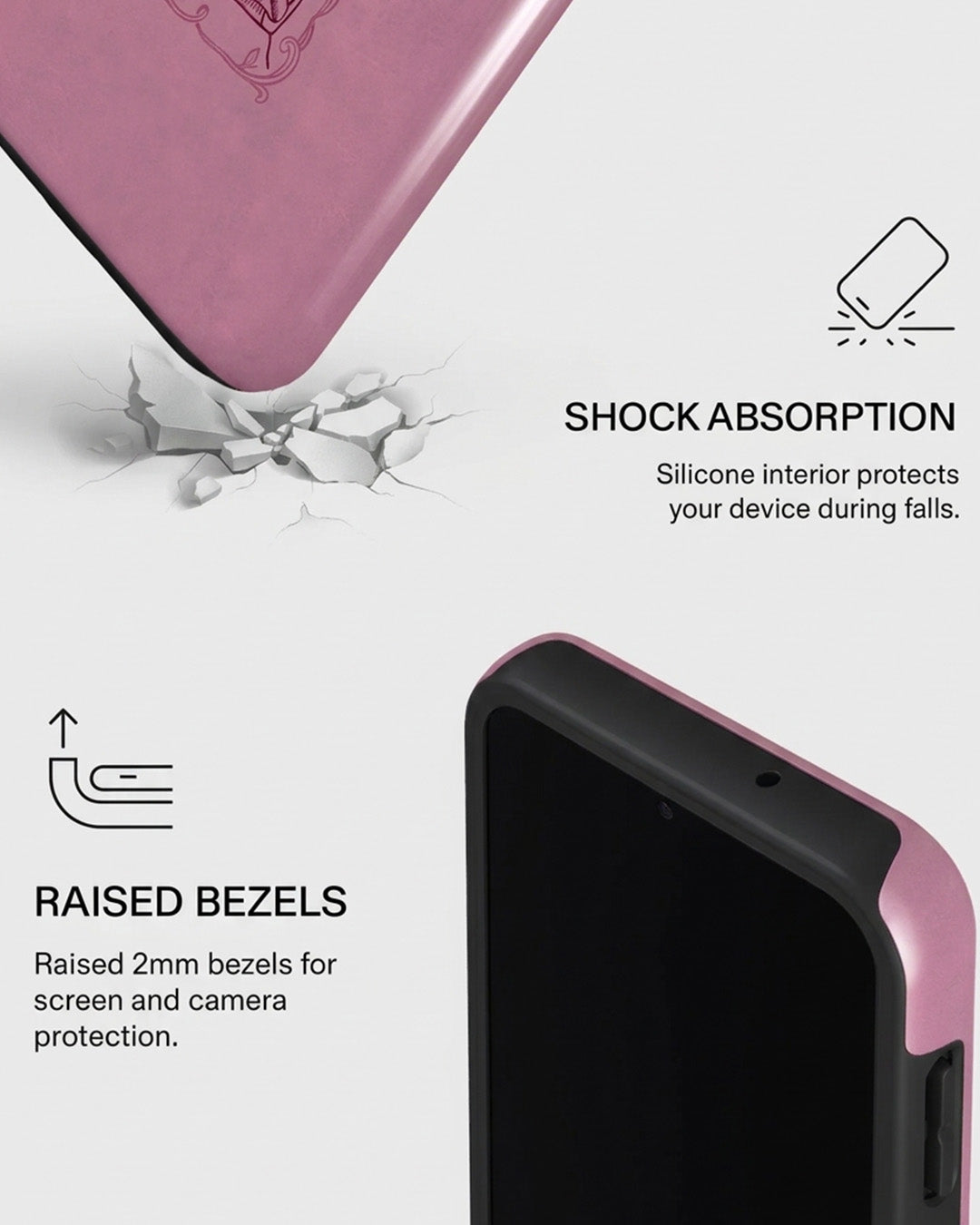 Dusty Rose Quote Samsung Galaxy A25 Case