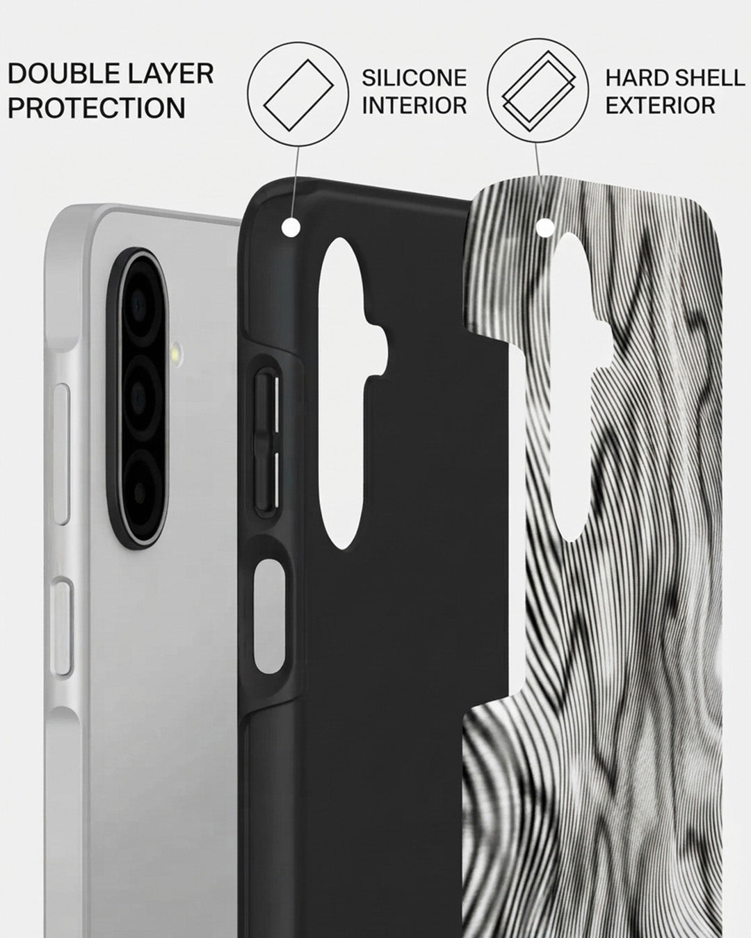 Galaxy A17 Abstract Wave Case