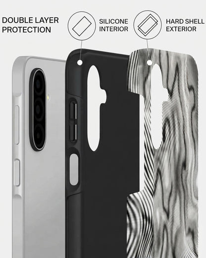 Galaxy A17 Abstract Wave Case