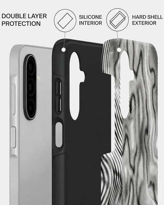 Galaxy A17 Abstract Wave Case