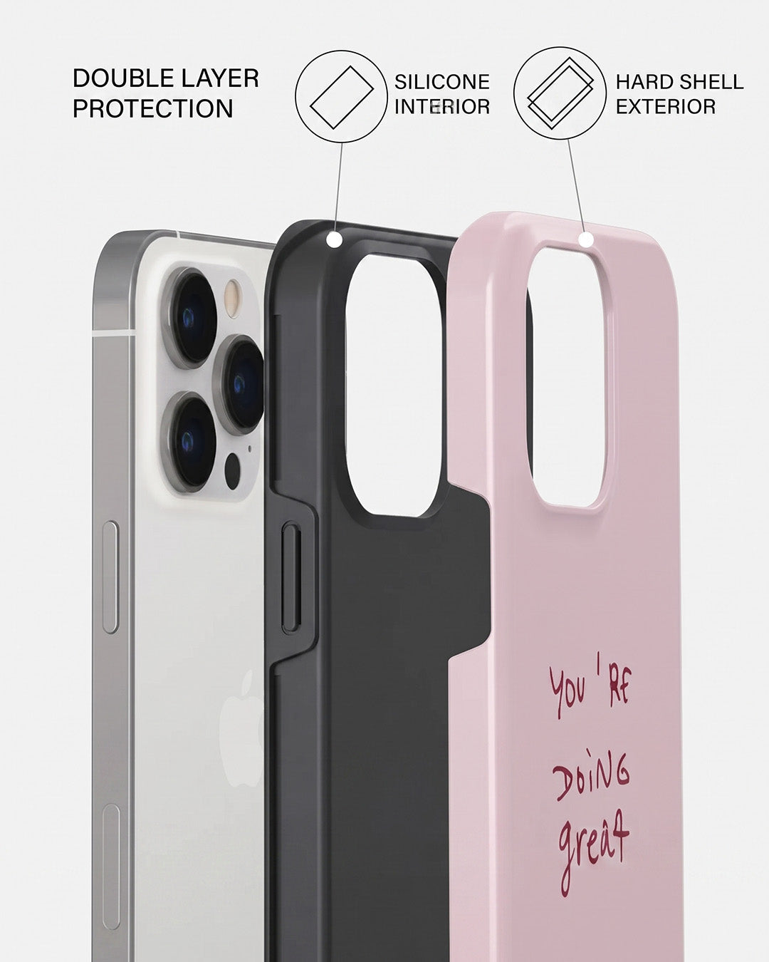 Motivational Text iPhone 13 Pro Case
