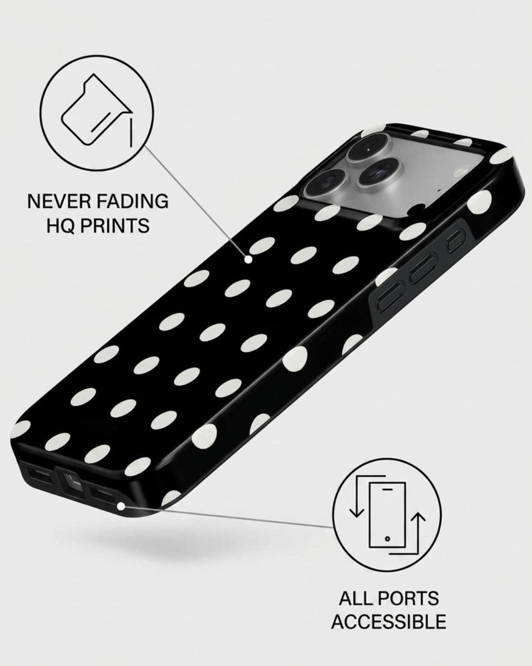 Polka Dot iPhone 17 Pro Max Case