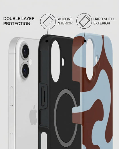 Retro Swirl iPhone 17 Case