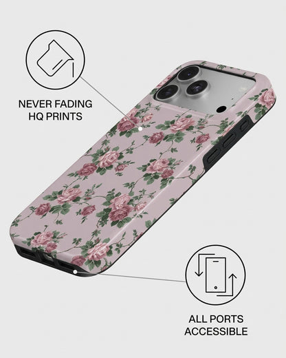Pink Rose Floral iPhone 18 Pro Max Case