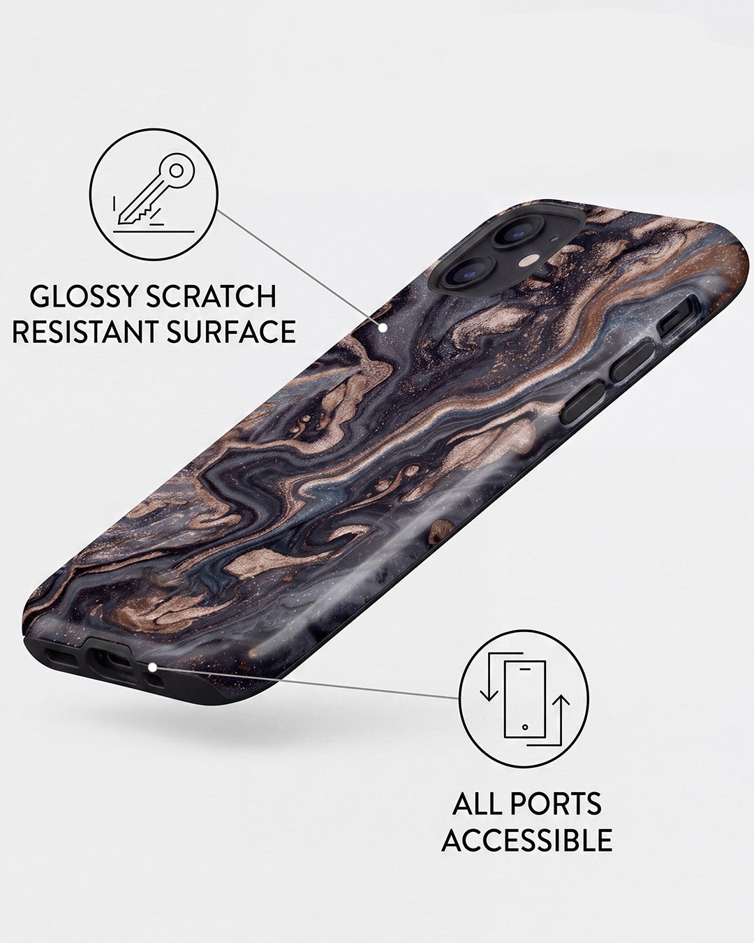 Galaxy Marble iPhone 12 Mini Case