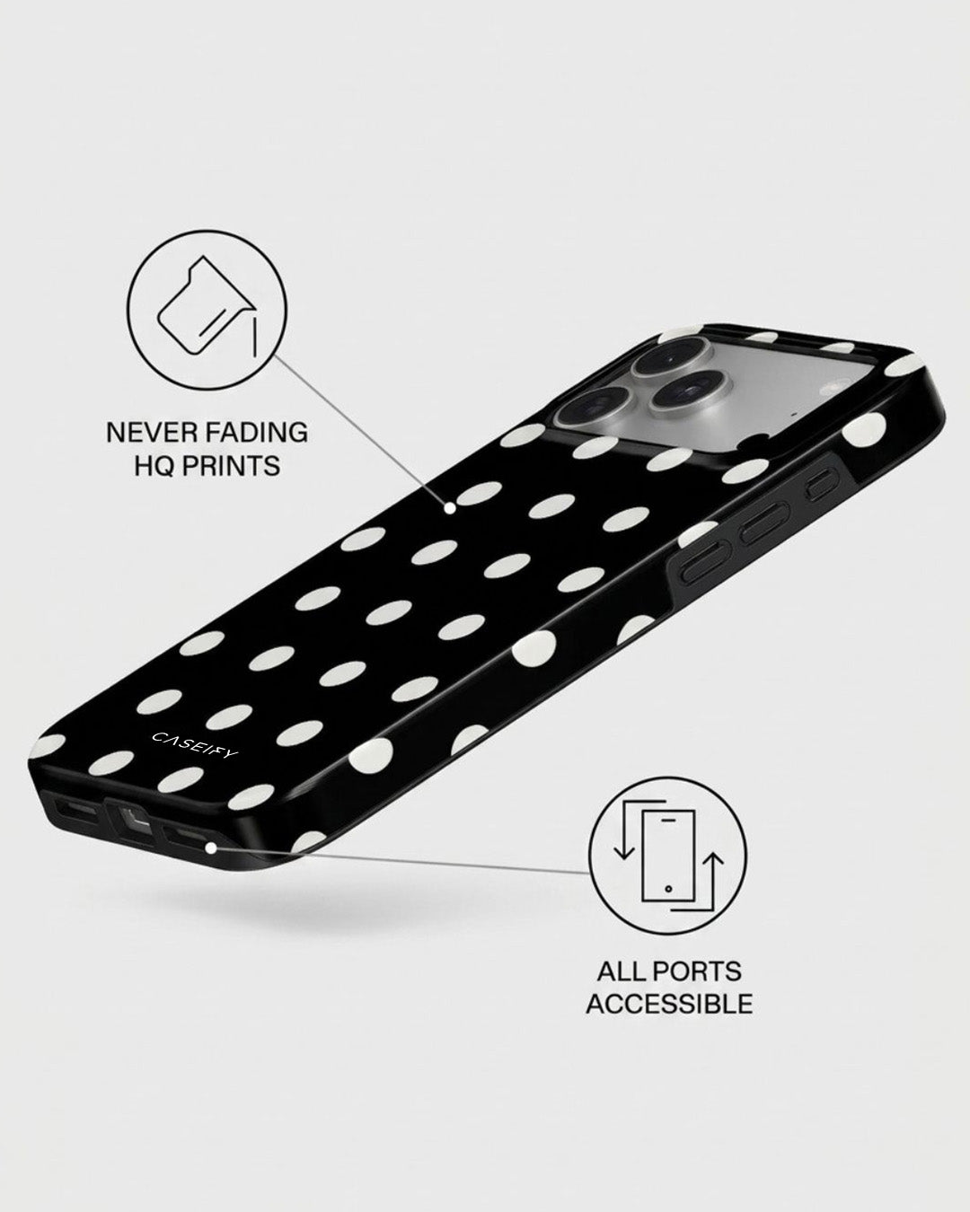 Heart Print iPhone 17 Pro Max Case