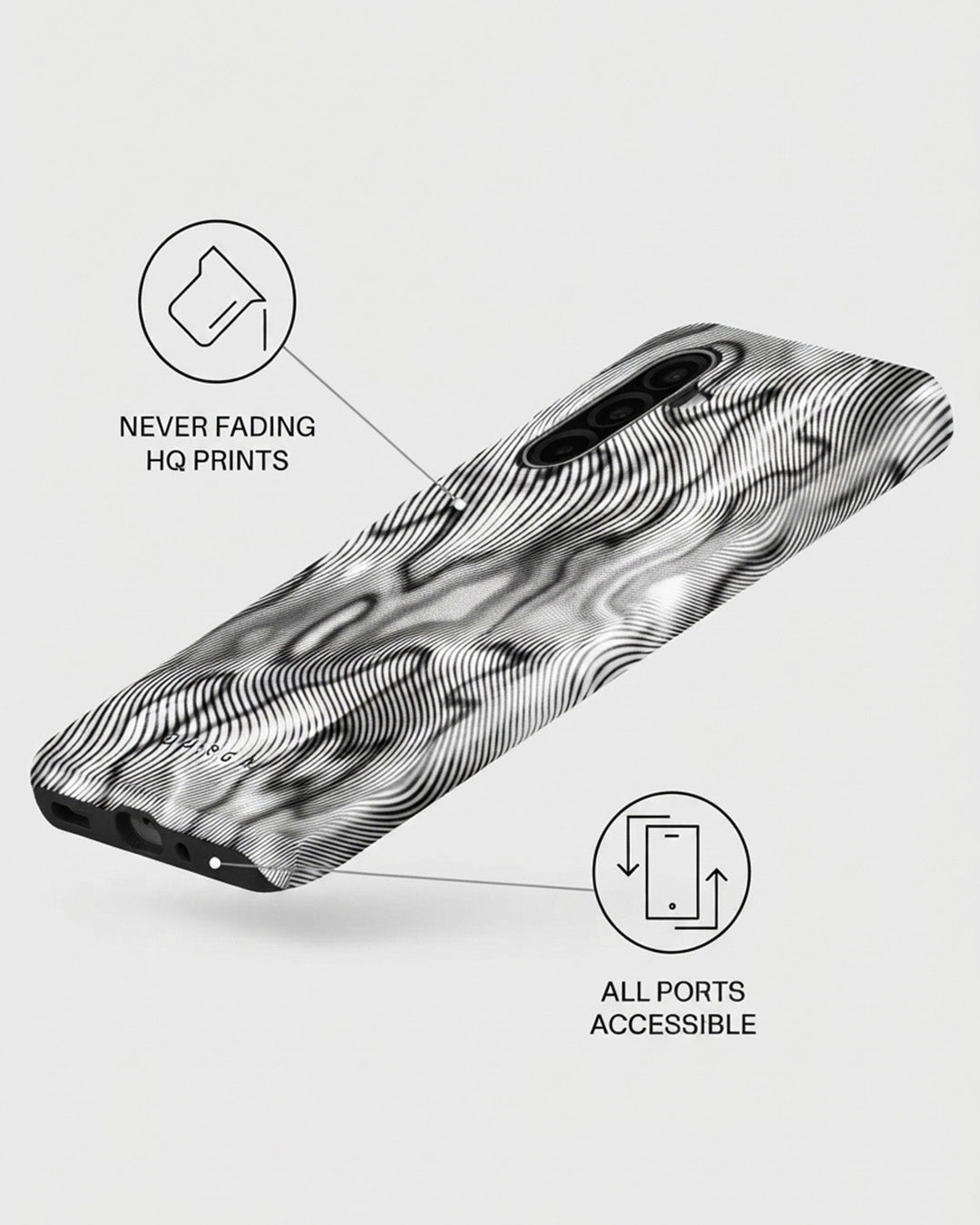 Galaxy A17 Abstract Wave Case
