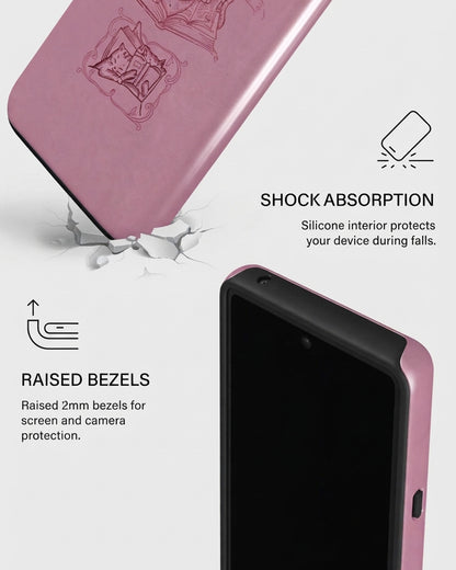Take Me to Bed & Read Me Poetry Pink Matte Pixel 7 Case