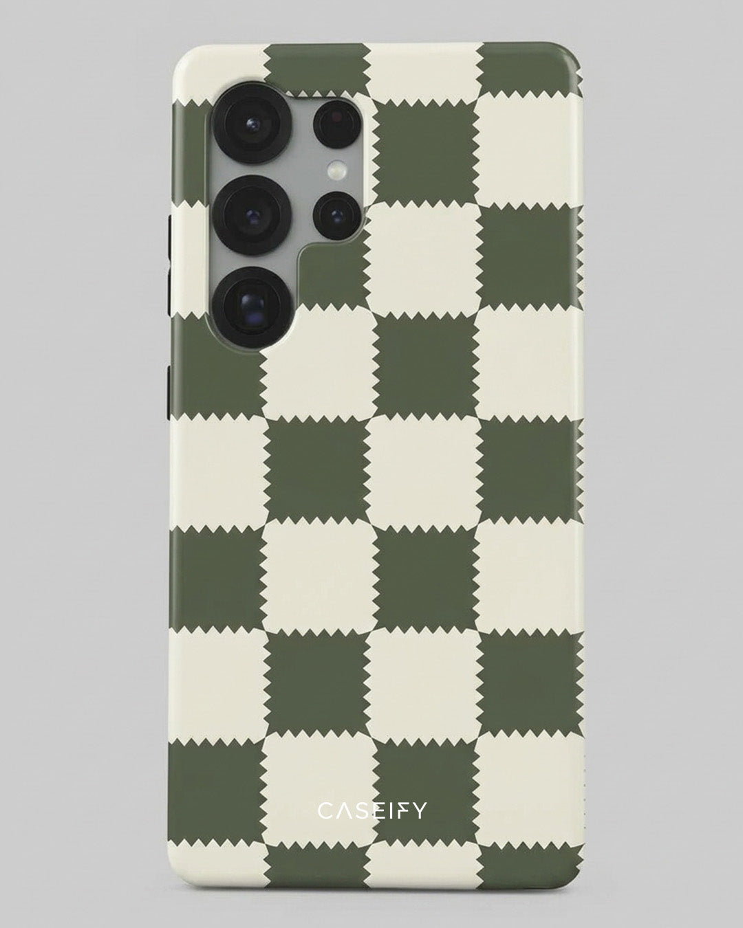 Green Checkered Case for Samsung Galaxy S25 Ultra
